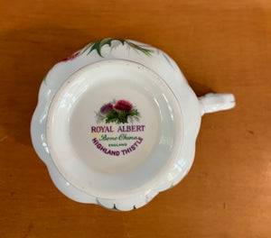 Highlands Thistle Royal Albert Teacup