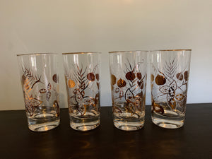 Set of 4 Vintage Drinking Glasses